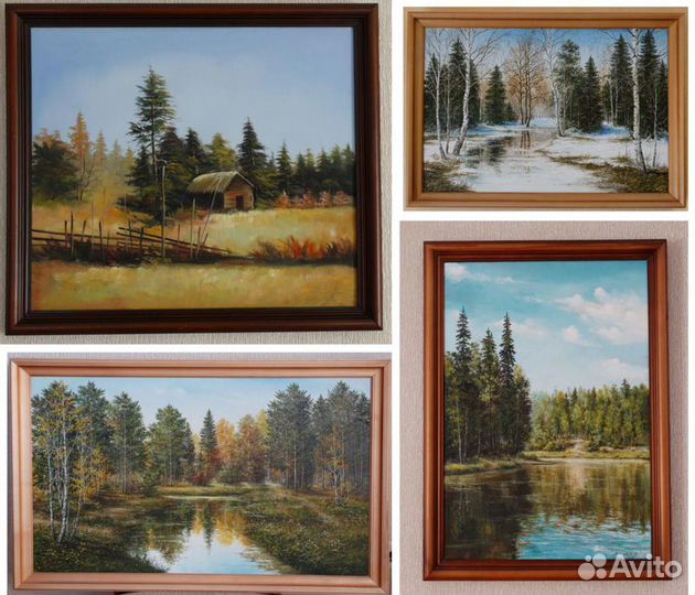 Картины художников Мальцева В.В. и Д.Путина