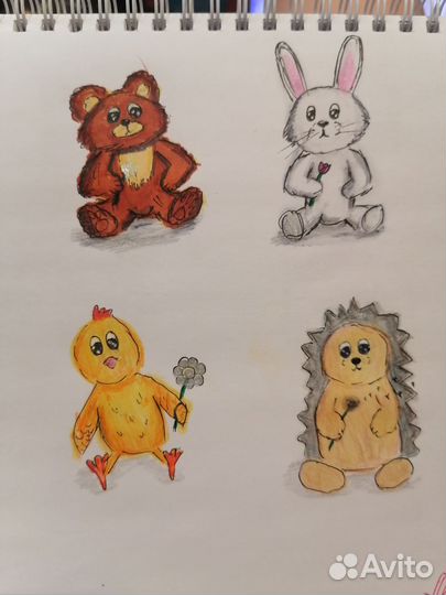 Рисунки на заказ в детский сад/ начальную школу