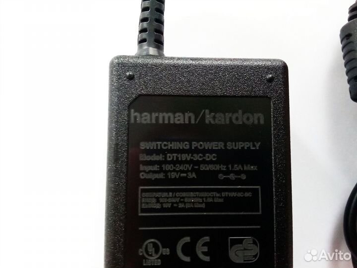 Зарядка колонки Harman / Kardon 19V 3A DT19V-3C-DC