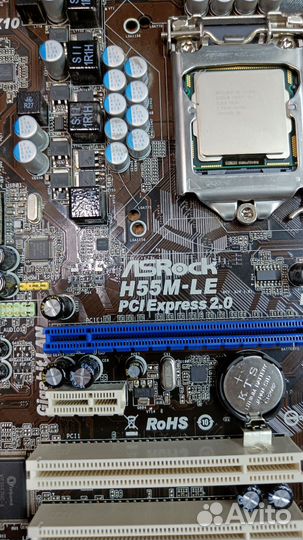 Материнская плата 1156 + процессор i3 540