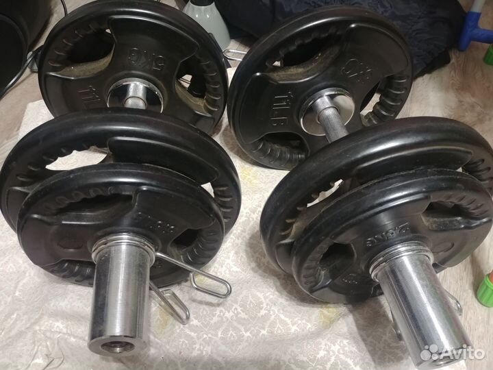 Гантели разборные 18кг каждая