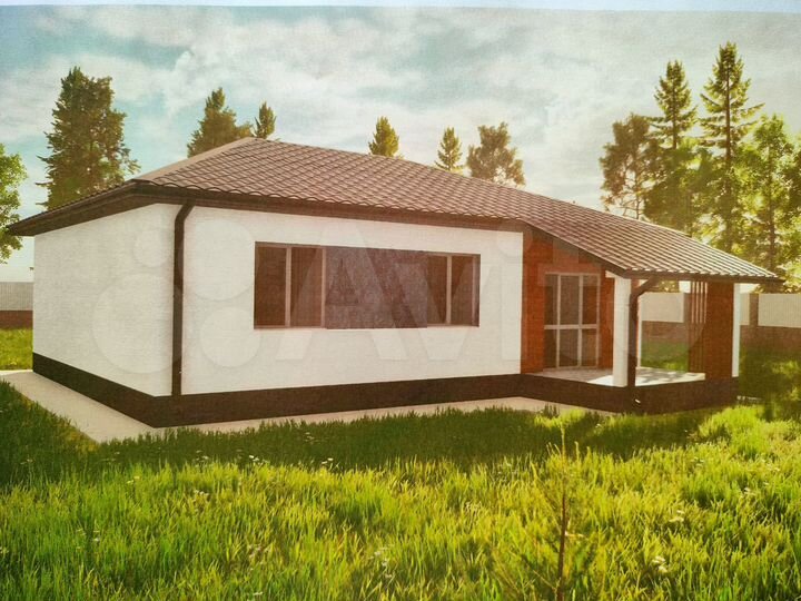 Коттедж 122 м² на участке 7 сот.