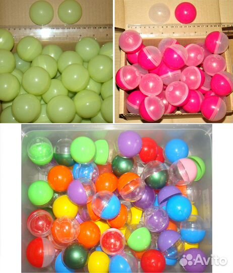 Капсулы из под яиц киндер-сюрприз разные