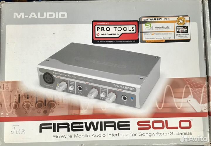 M- Audio FireWire Solo, внешняя звуковая карта