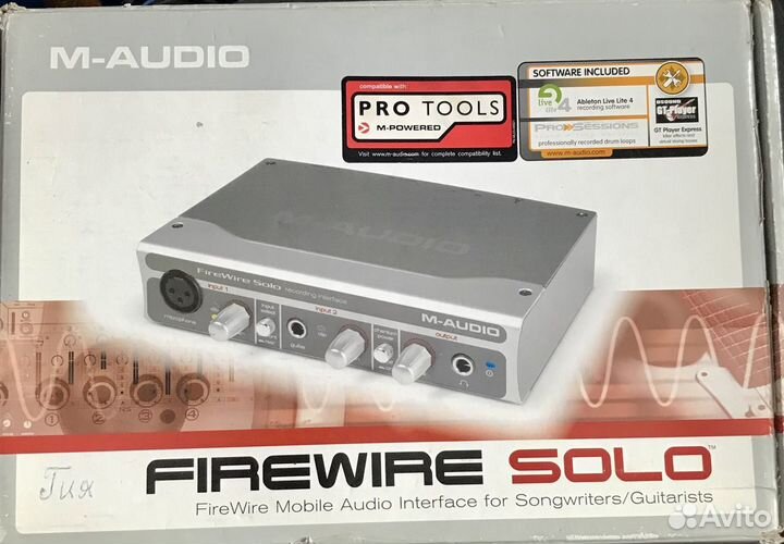 Внешняя звуковая карта m audio firewire solo