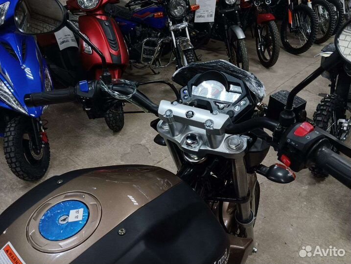 Мотоцикл Motoland bandit 250 коричневый