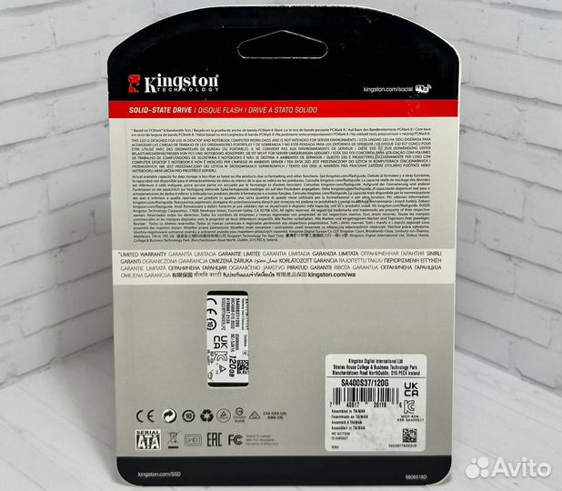 SSD Kingston A400 120gb новые