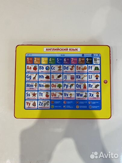 Детский планшет для изучения англиского языка