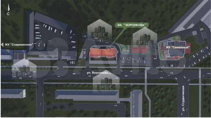 1-к. квартира, 37,8 м², 8/16 эт.