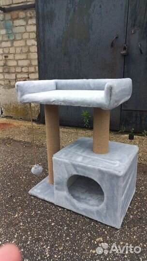 Домик для кошки (мейн-куна )с когтеточкой