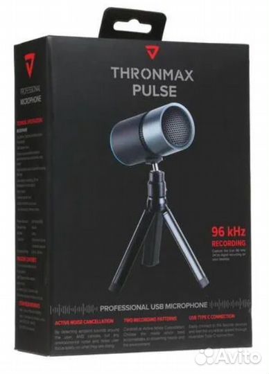 Микрофон Thronmax MDrill Pulse M8 черный