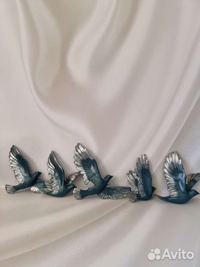 Декоративные птицы панно/декор на стену/синица