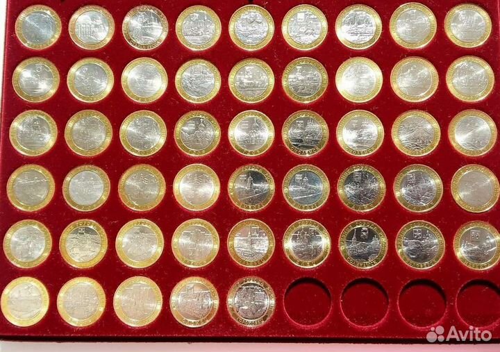Монеты города воинской славы и области-биметалл