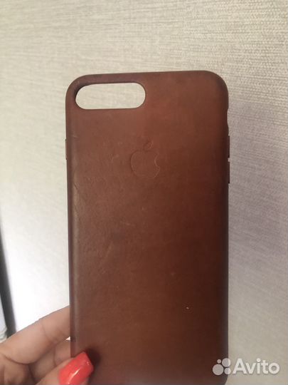 Оригинальный кожаный чехол для IPhone7/8 plus