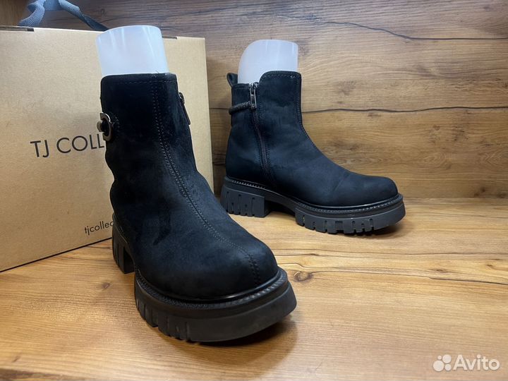 37р ботинки зимние tj collection замша/мех