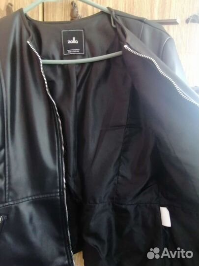 Куртка новая кожаная zolla р. 42-44