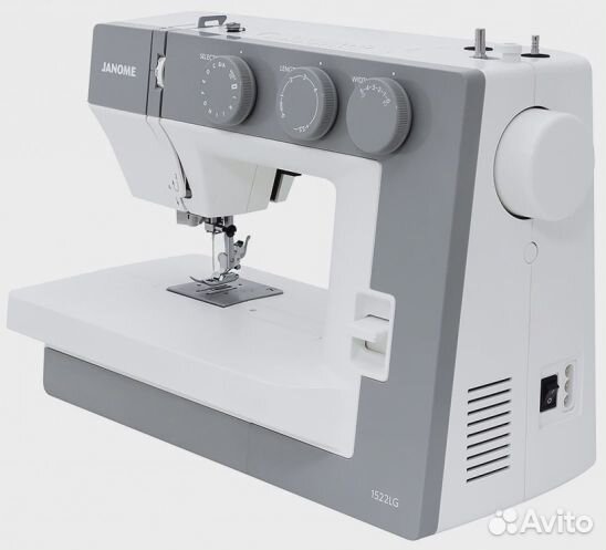 Швейная машина Janome 1522 LG белый/серый