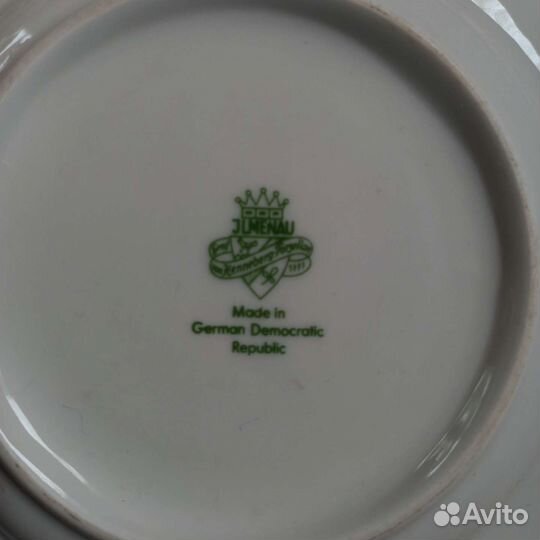 Фарфор jlmenau ГДР чайные и кофейные блюдца