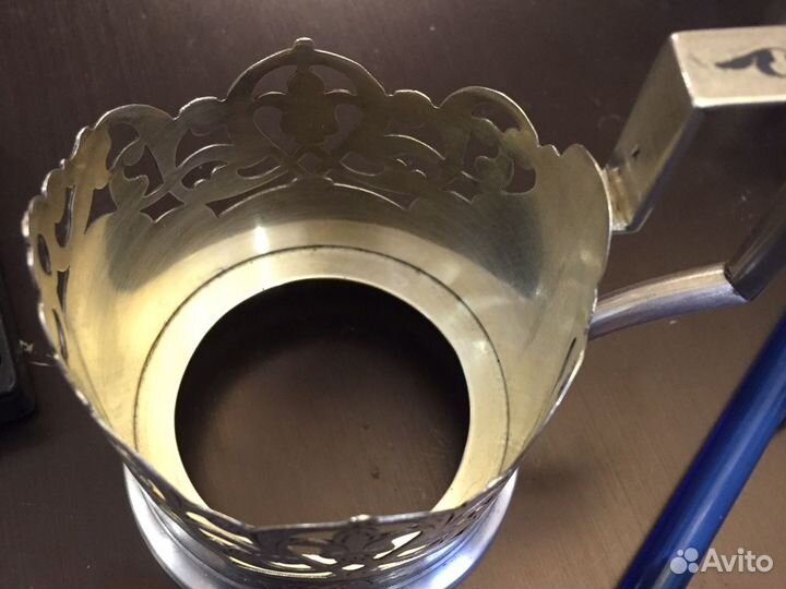 Подстаканник серебряный