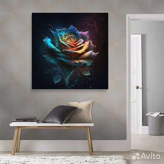 Картина маслом на холсте Чарующая роза