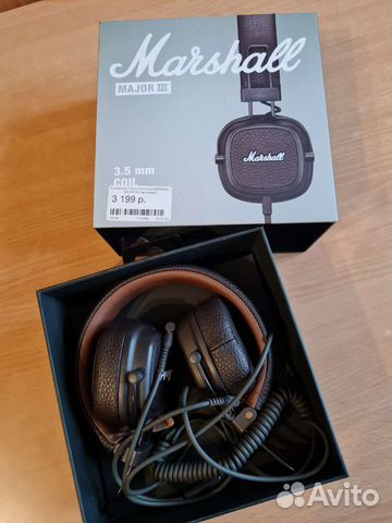Проводные наушники marshall major 3 купить в Санкт-Петербурге ...