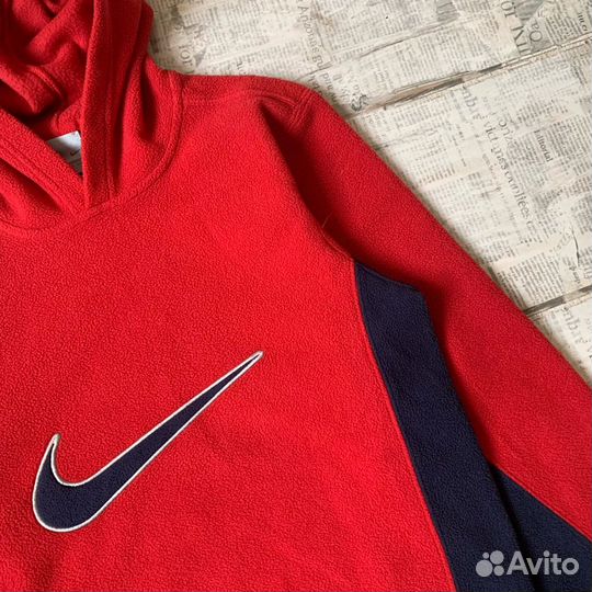 Женская флисовая кофта Nike, винтажное худи