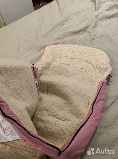 Конверт зимний на овчине womar