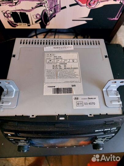 Магнитола hyundai i30