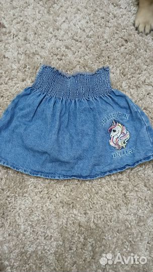 Платье для девочки 92