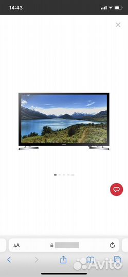 Телевизор samsung smart tv 32