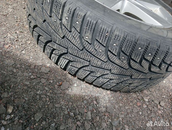 Диски р16 с зимней резиной митсубиси лансер х