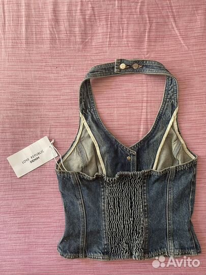 Жилет джинсовый женский 44 р. Love republic denim