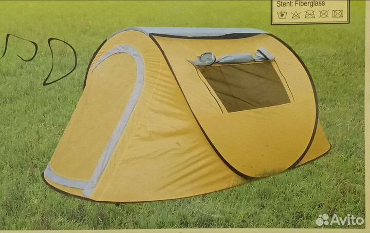 Палатка автоматическая двухместная просторная