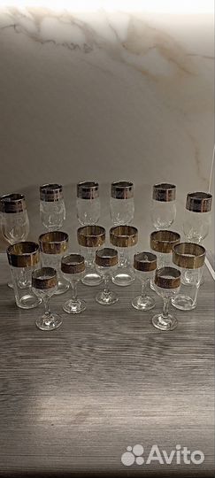 Бокалы стаканы рюмки