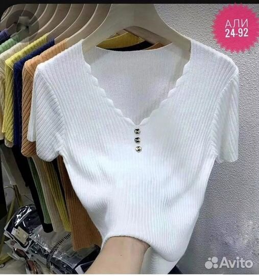 Блуза женская новая в рубчик 44/46 р. новая