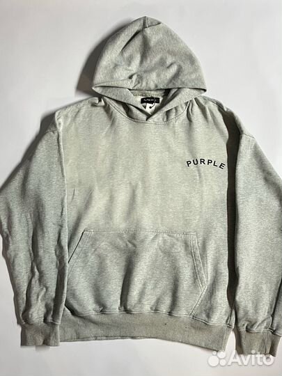 Худи Purple Brand Gray (drip 2025)
