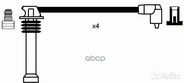 Комплект в/в проводов RC-FD808 8542 NGK