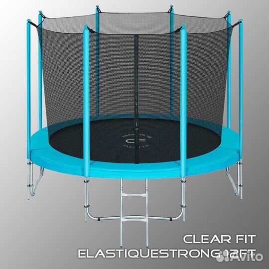 Батут Clear Fit ElastiqueStrong 12ft