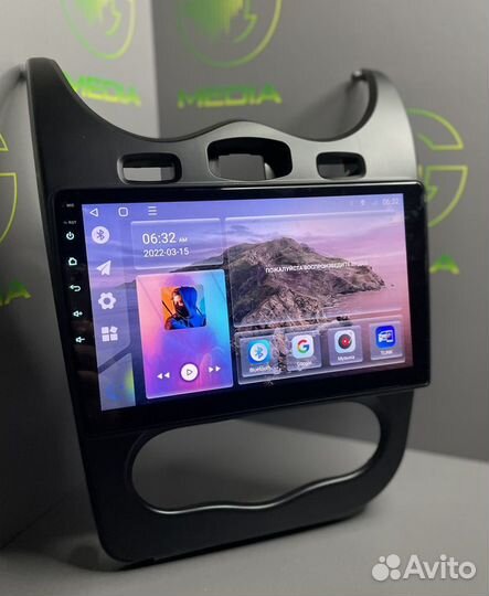 Магнитола Renault Sandero, Android 10, 2/32gb,Qled