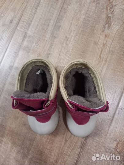 Б/у ботинки детские для девочки зимние