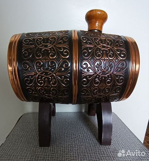 Бочонок медный для вина СССР