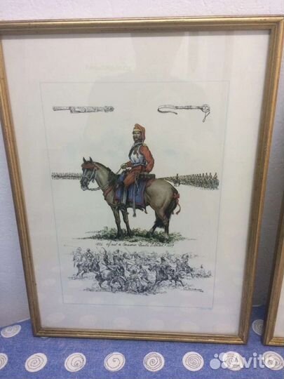 Посторы в рамках под стеклом