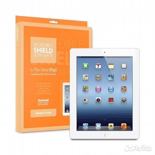 Комплект защитных плёнок для iPad 2/3/4 SGP Incre