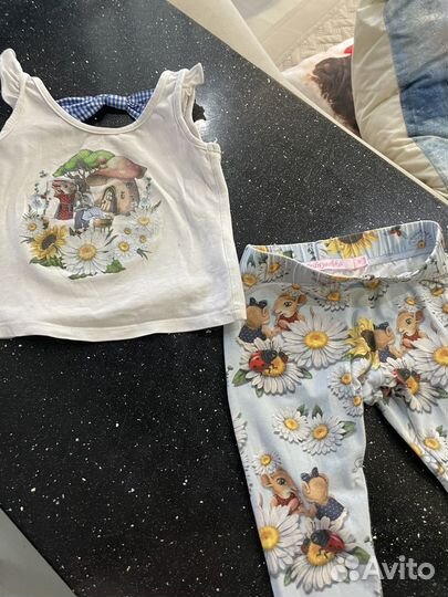 Пакет с детской одеждой 92 размер для девочки