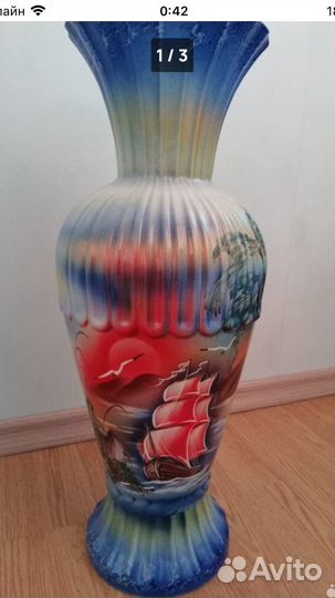 Ваза большая напольная