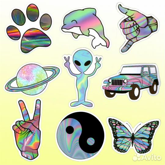 Наклейки, стикеры для сноуборда, самоката, хобби