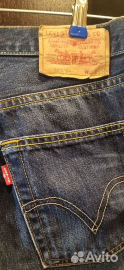 Джинсы levis508 w26 l32 оригинал на болтах