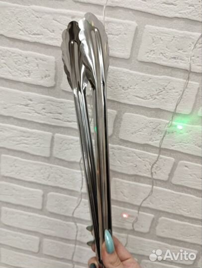 Щипцы кухонные метал.большие