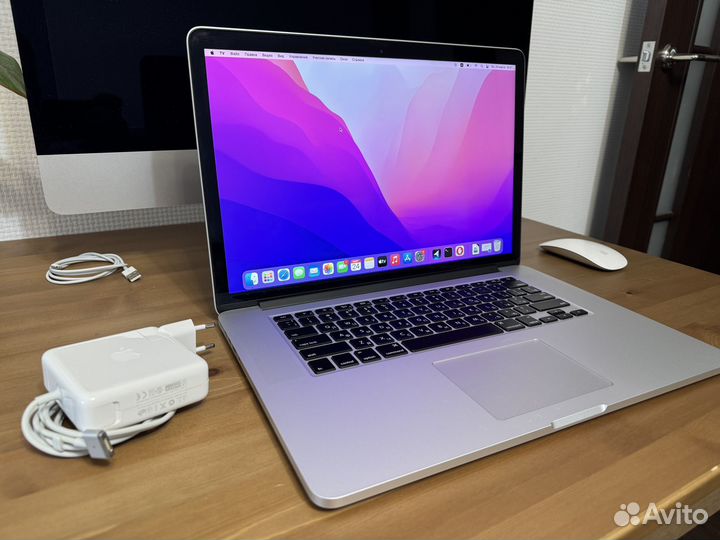 MacBook Pro 15 2015 (A1398) 2 видеокарты, 512 Gb