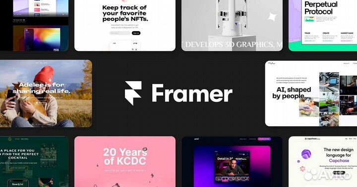 Верстка сайтов Framer